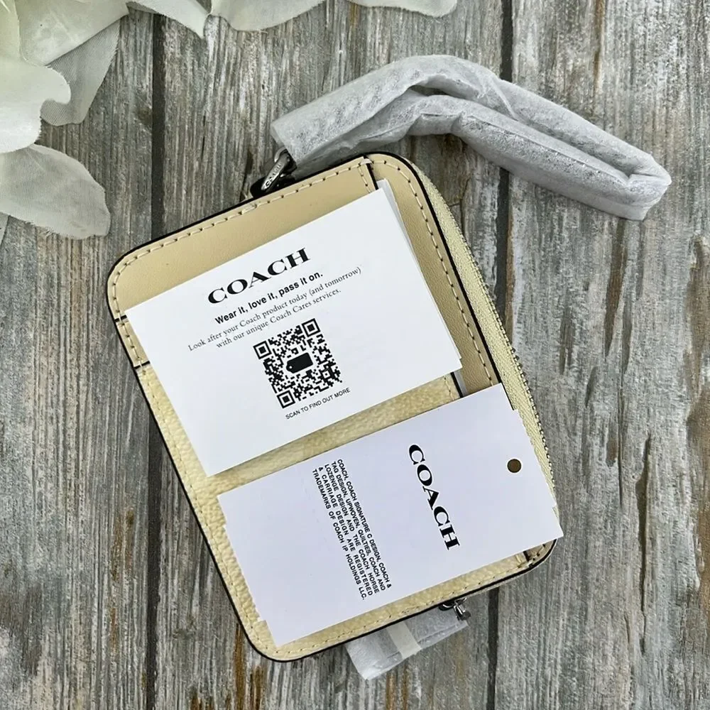 Coach signature coated